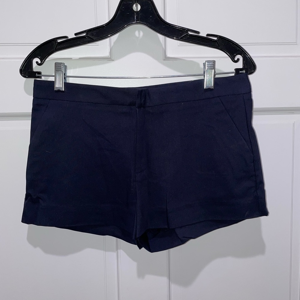 Forever 21- navy blue, cuffed shorts, size medium with tags
